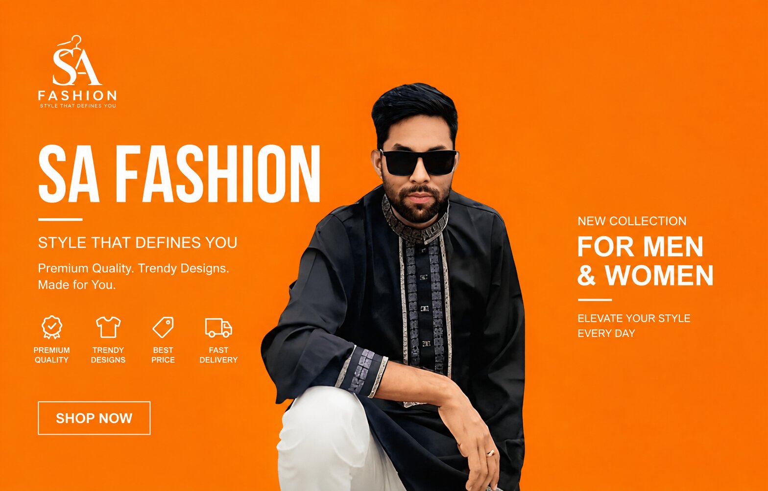 SA Fashion men's and women's fashion collection in Bangladesh
