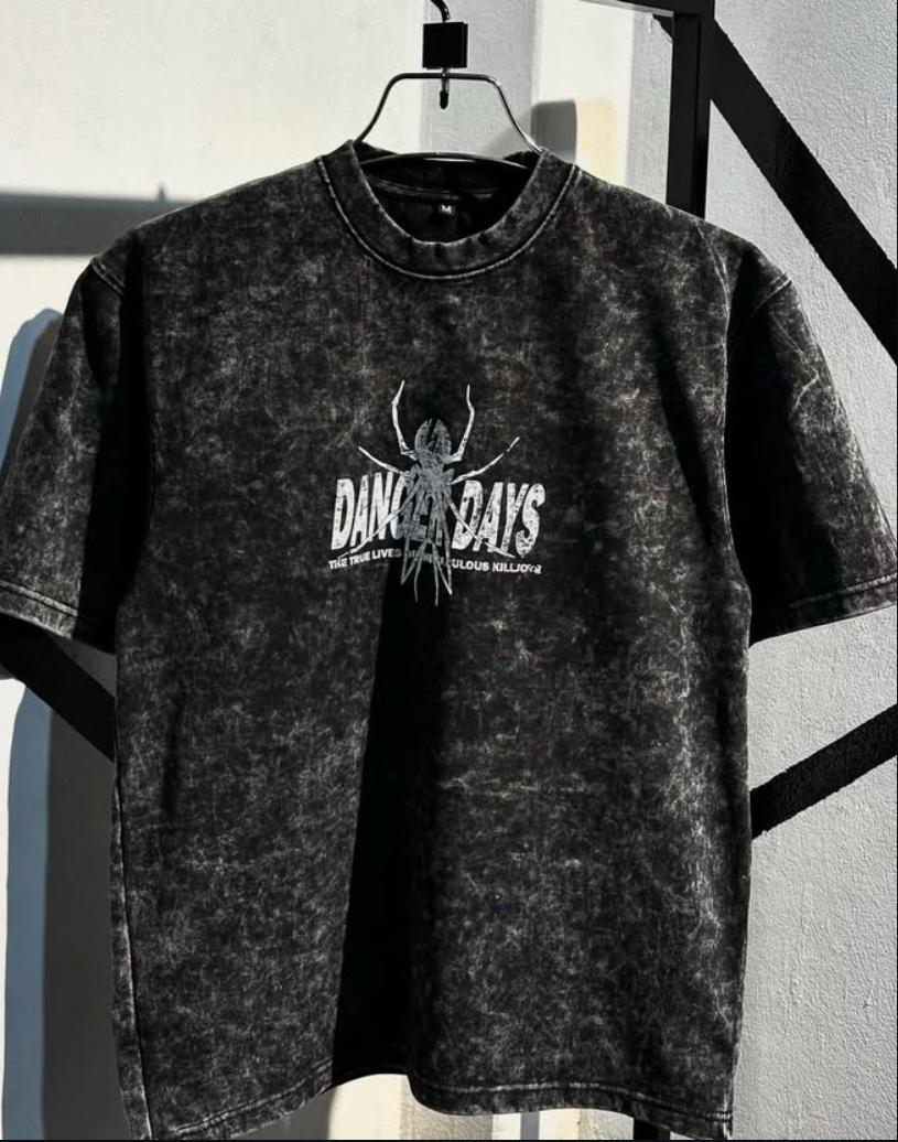 Premium Acid Wash Drop Shoulder T-Shirt - Drop shoulder Tshirt image 2 | SA Fashion
